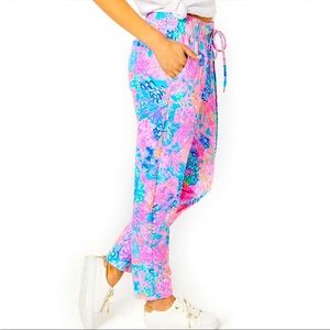 Lilly Pulitzer Emora Knit Pants Splendor in the Sand Size X-Small